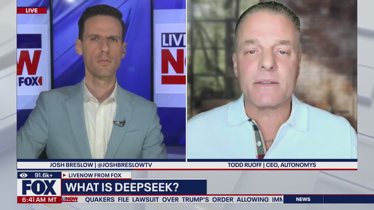 Todd Ruoff, CEO of Autonomys, live on LiveNOW from FOX — What is DeepSeek?